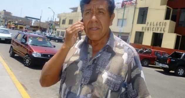 Armando Mejía,dirigente del asentamiento humano Esperanza Baja.