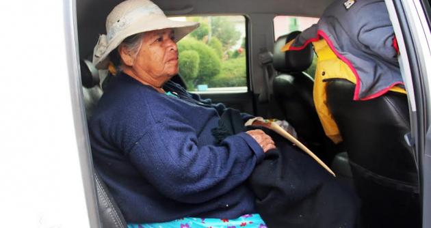Doña Segunda Dionicia Bocanegra será atendida en el hospital La Caleta.
