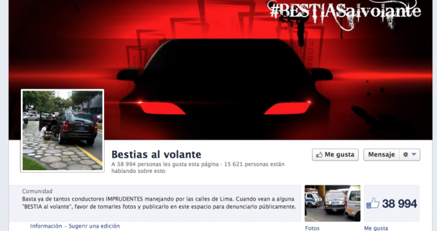 Foto: www.facebook.com/BESTIASalvolante