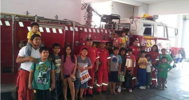 Foto: Cortesía facebook Cía. de Bomberos Salvadora Chimbote N°33