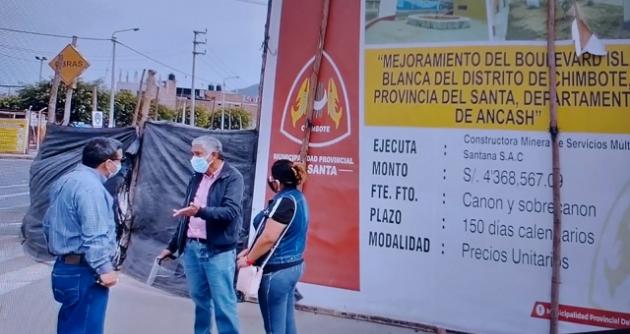 Gestión Municipal No Termina Obra Del Bulevar De Chimbote Y Además ...