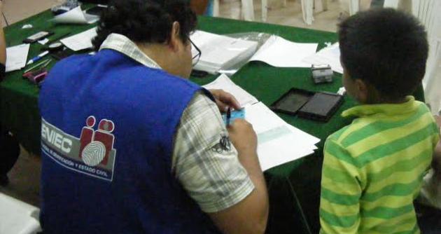 Hasta mañana se realizará la campaña de expedición de DNI a los menores de edad, en Nuevo Chimbote.