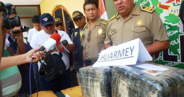 Droga iba a ser entregada a un sujeto en el Terminal Terrestre de Fiori en Lima