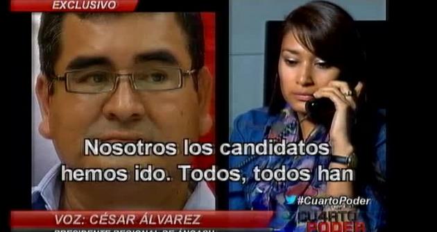 Interesante reportaje propalado ayer por Cuarto Poder de América TV, sobre la red de corrupción del gobierno regional de Ancash.