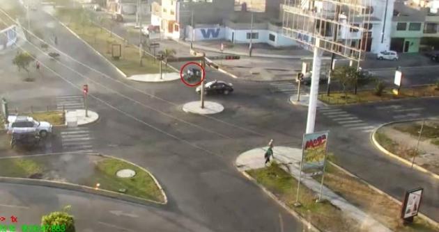 Este es uno de los hechos que a diario se registra en Nuevo Chimbote, por la irresponsabilidad de muchos choferes.