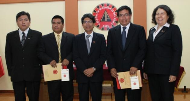 Foto: Junta Directiva del Capítulo de Ingenieros Civiles - Chimbote
