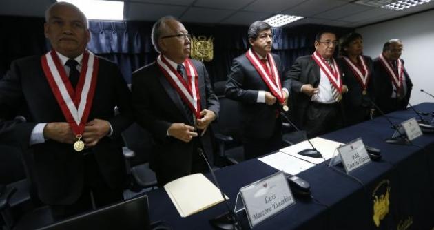 Miembros del Consejo Nacional de la Magistratura (Foto: El Comercio)