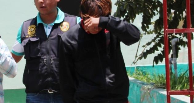 Robinson Torres Gálvez de 19 años robó un vehículo que estaba protegido por una banda criminal.