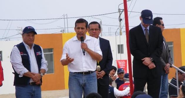 El presidente Ollanta Humala dijo hoy: "No vamos a abandonar a la región Áncash". (Foto: Milton Palpa)