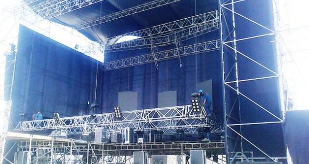 El escenario donde se presentará Gianmarco cumple con stándares internacionales.