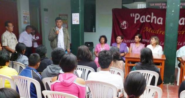 Escuela de Líderes para el Desarrollo en Cambio Puente gracias a Pachamama.