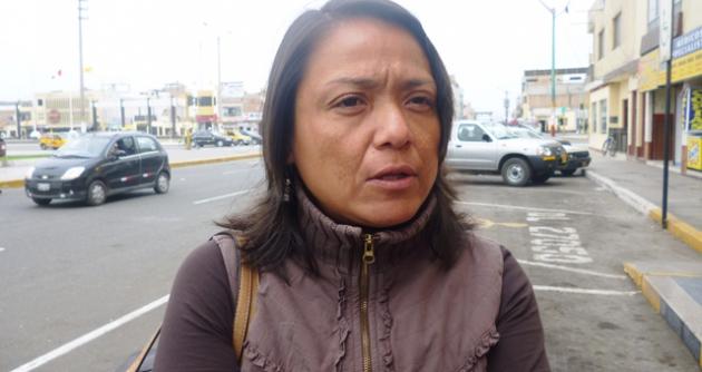 Jefa de Participación Vecinal de Municipalidad Provincial del Santa, Fanny Alvarado Chávez.