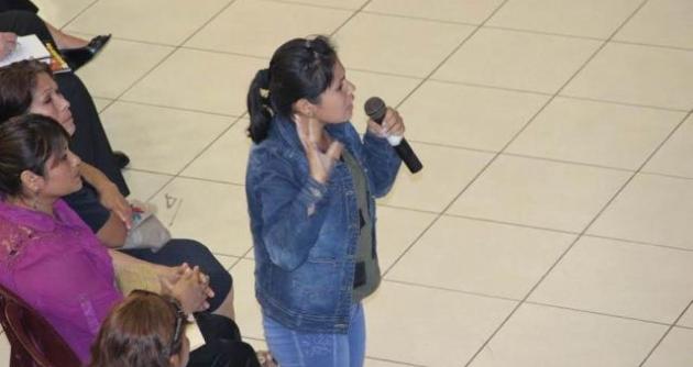 Fiorela Nolasco se presentó a audiencia con chaleco antibalas.