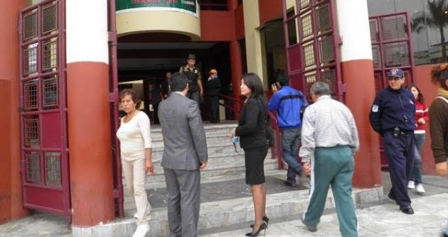 Los magistrados de la Fiscalía de Control Interno estuvieron esta mañana en la sede de la comuna provincial.