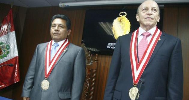 Los fiscales Carlos Ramos y José Peláez podrían ser suspendidos por el CNM. (Foto: El Comercio)