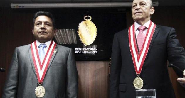 Cuestionados fiscal Ramos Heredia (izquierda) y Fiscal de la Nación. Foto: La República