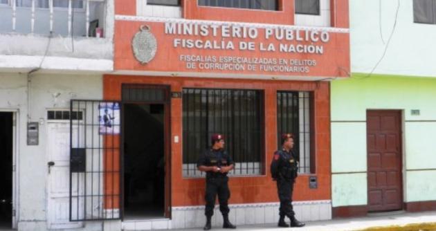 Local de la Fiscalía Anticorrupción en el distrito del Santa.