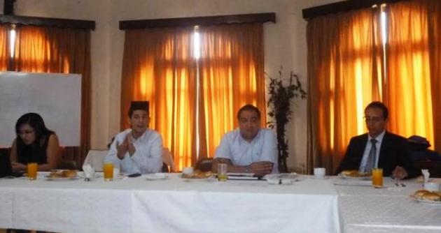Funcionarios de la ONP tuvieron reunión con la prensa local.