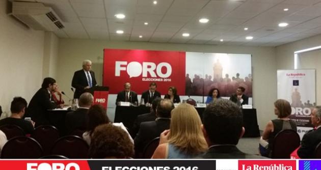 Foro Elecciones 2016, con equipos técnicos de los partidos, se trasmite en vivo