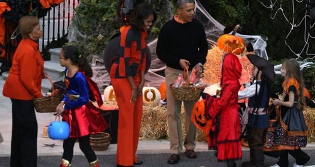 Halloween en la Casa Blanca. / Foto: www.quien.com