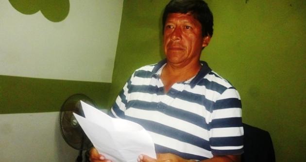 Ciudadano Henry Pumarica denuncia actuación de autoridades regionales.