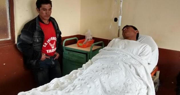 Herido tras gresca entre familias en Tauca, fue internado en el hospital La Caleta.
