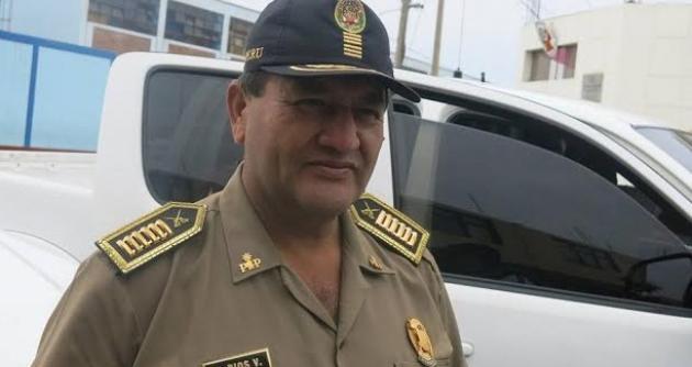 Coronel PNP, César Ríos, aún continúa como jefe de la División Policial de Chimbote. (Foto Chimbotenlinea.com)