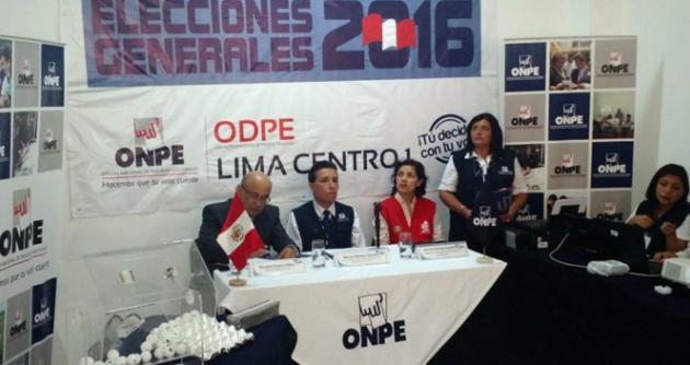 Foto: ONPE