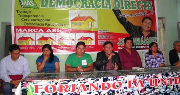 Candidatos por el Movimiento de Afirmación Social-Democracia Directa.
