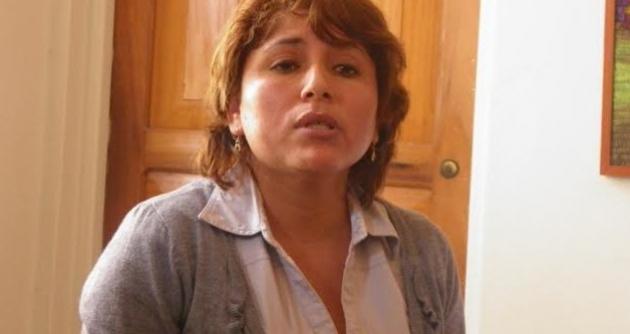 Nieves Sánchez Milla, demanda justicia para la muerte de su hermano, el extinto vicepresidente regional José Sánchez Milla.