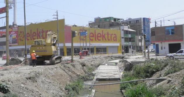 En 20 días se estarían culminando los trabajos del dren que atraviesa las avenidas Aviación y José Pardo.