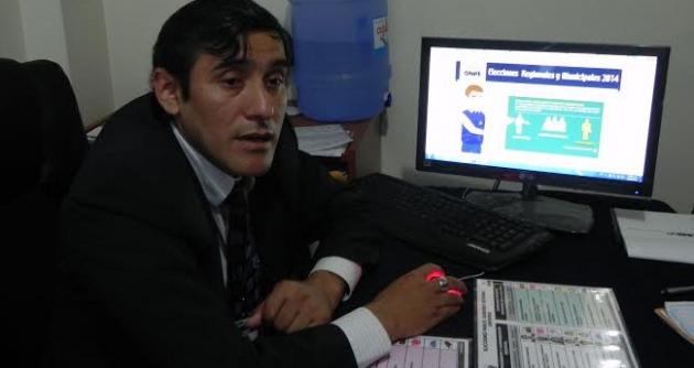 Julio Alexis Vásquez Valderrama,presidente de la ODPE del Santa.
