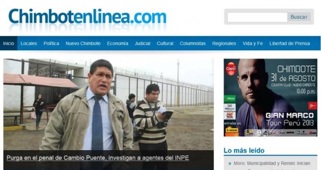 Chimbote en Línea ahora con grandes ventajas para informar y publicitar.
