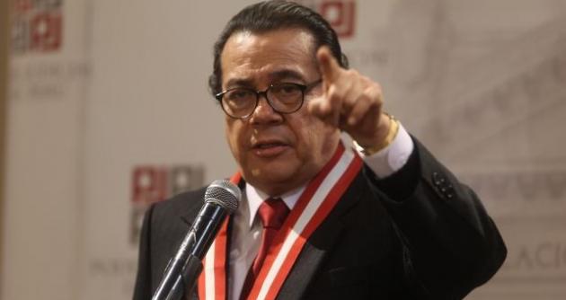 Presidente de la Corte Suprema, Enrique Mendoza. (Foto: El Comercio)