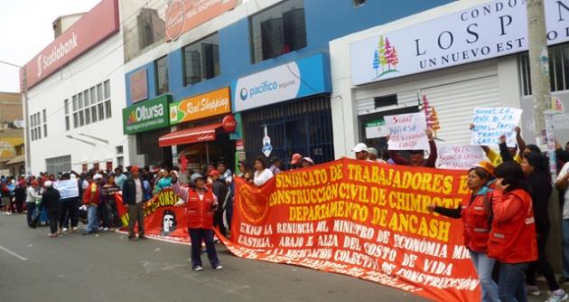Protestas hoy ante SUNAT