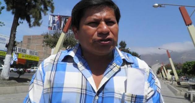 Ricardo Amaya, secretario del Sindicato de Trabajadores Portuarios de Chimbote.
