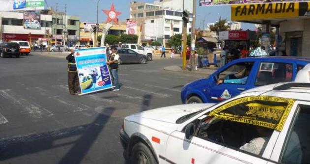 El límite permisible para el uso de los claxon es hasta 60 decibeles en el día.