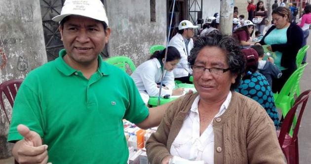 Candidato Sabino Ponce encabezó hoy una jornada de salud gratuita.