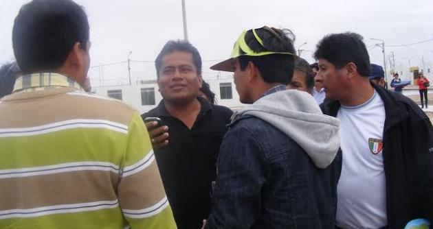 Secretario de los pescadores artesanales, Joaquín Cruz, fue impedido de llegar hasta el presidente Humala.