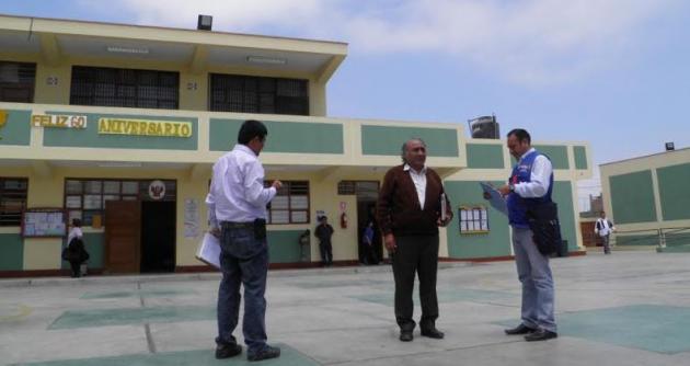 La Ugel Santa entregó la tarde de hoy los colegios que serán utilizados como locales de votación en los comicios de este 5 de octubre.