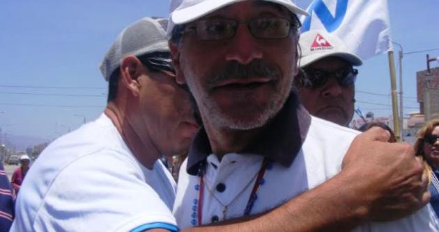 Palabras ofensivas tuvo, una vez, el candidato Waldo Ríos contra periodistas de Chimbote.