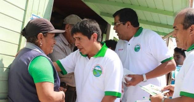 Candidato a la alcaldia de Nuevo Chimbote, Walter Soto, de Río Santa Caudaloso.
