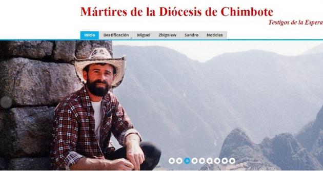 Nueva web dedicada a los mártires de la Diócesis de Chimbote.