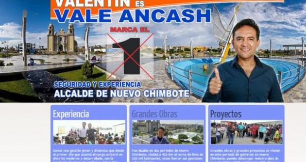 Vale Ancash ahora cuenta con página web.