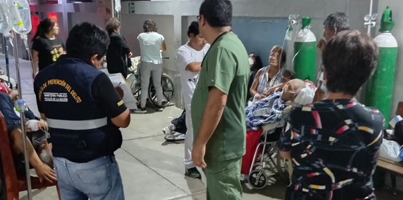 Fiscalía de Prevención del Delito verificó situación de riesgo en el Hospital La Caleta de Chimbote