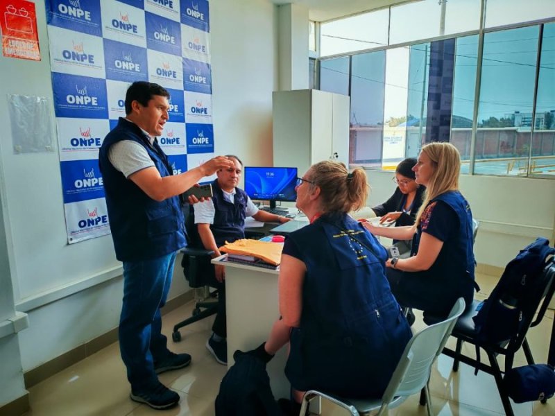 ODPE Santa recibe visita oficial de la Misión de Observación Electoral de la Unión Europea