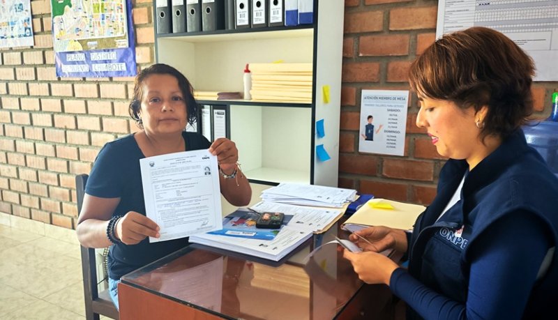 ODPE Santa entrega credenciales a más de 12 mil miembros de mesa