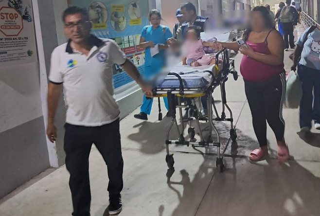 Hospital La Caleta logra traslado de emergencia a Lima de niña con quemaduras graves