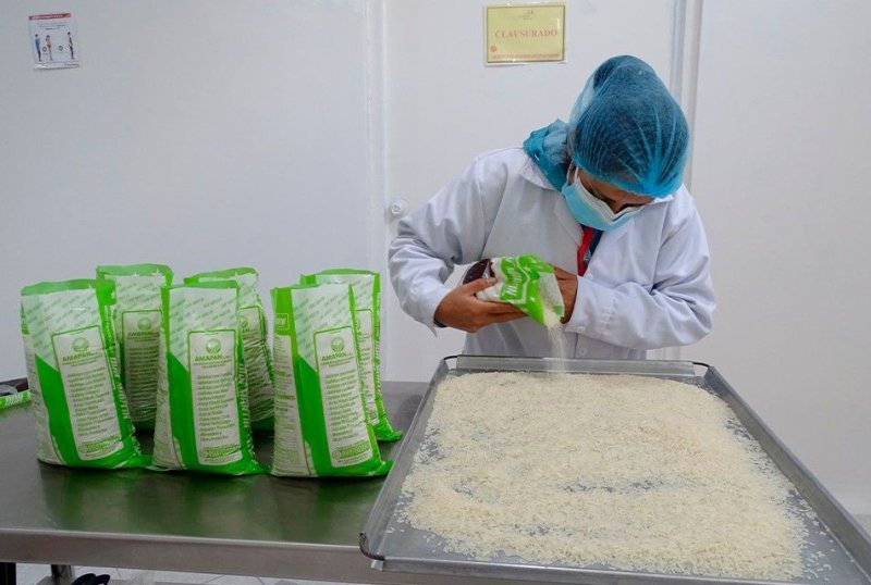 Más de 7300 toneladas de arroz fortificado entregaron a escolares de todo el país