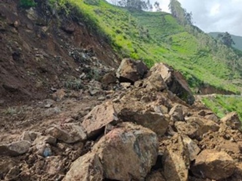 Áncash registra 87 emergencias por derrumbe de cerros en lo que va del 2026